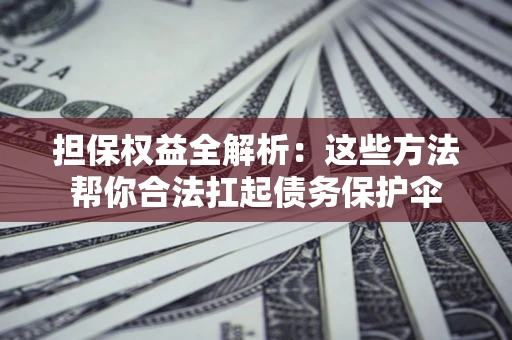 武汉担保权益全解析：这些方法帮你合法扛起债务保护伞