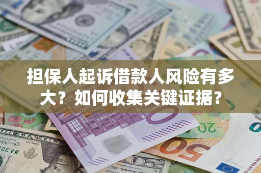 武汉担保人起诉借款人风险有多大？如何收集关键证据？