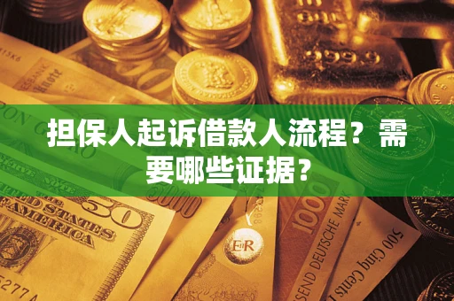 武汉担保人起诉借款人流程？需要哪些证据？