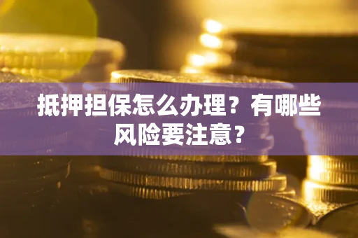 武汉抵押担保怎么办理？有哪些风险要注意？
