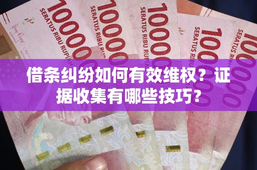 武汉借条纠纷如何有效维权？证据收集有哪些技巧？