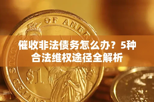 武汉催收非法债务怎么办？5种合法维权途径全解析