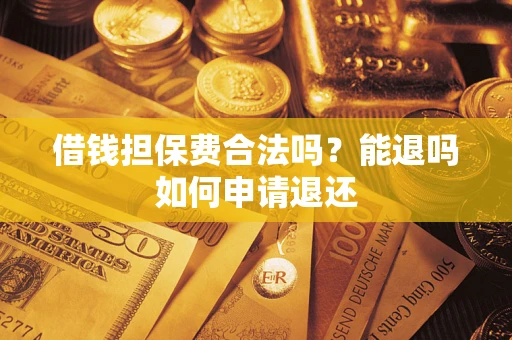 武汉借钱担保费合法吗？能退吗如何申请退还