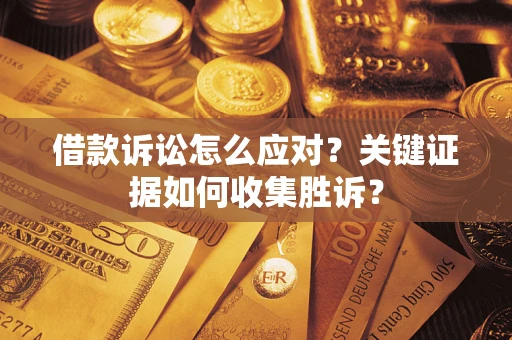 武汉借款诉讼怎么应对？关键证据如何收集胜诉？