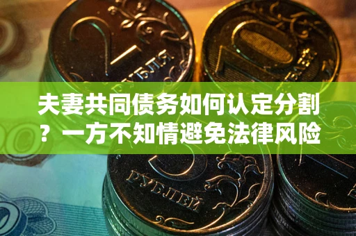 武汉夫妻共同债务如何认定分割？一方不知情避免法律风险必看！
